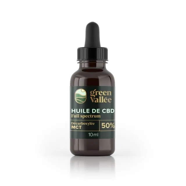 Green Vallée Huiles CBD Huile CBD 50% Full Spectrum MCT 10 ml