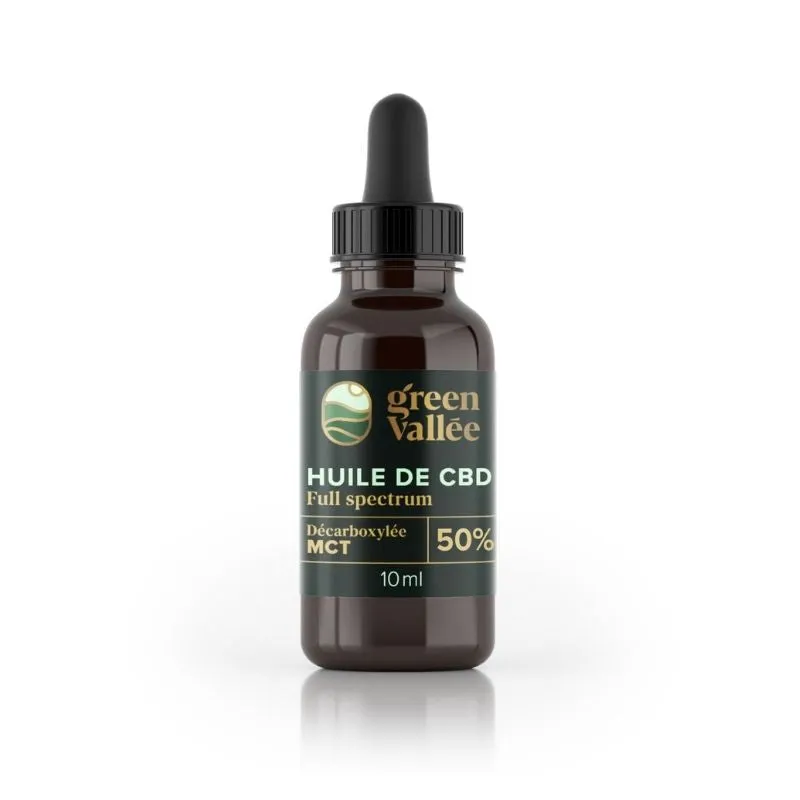 Green Vallée Huiles CBD Huile CBD 50% Full Spectrum MCT 10 ml