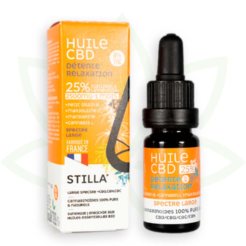 Stilla Huiles de CBD Détente Relaxation huile 10 ml 5%