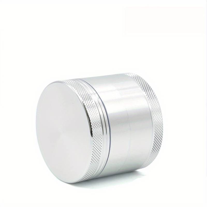 CBDLegalPT Grinder métal argenté 4 parties pollen