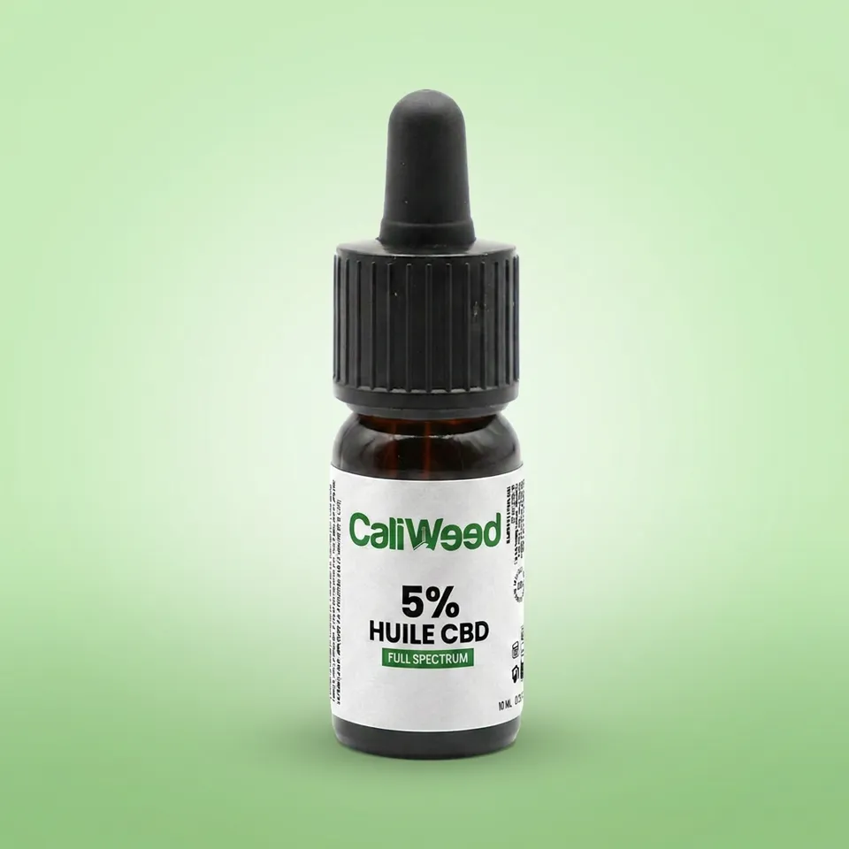 Cali Weed Huiles de CBD 5% Full Spectrum fiole 10 ml