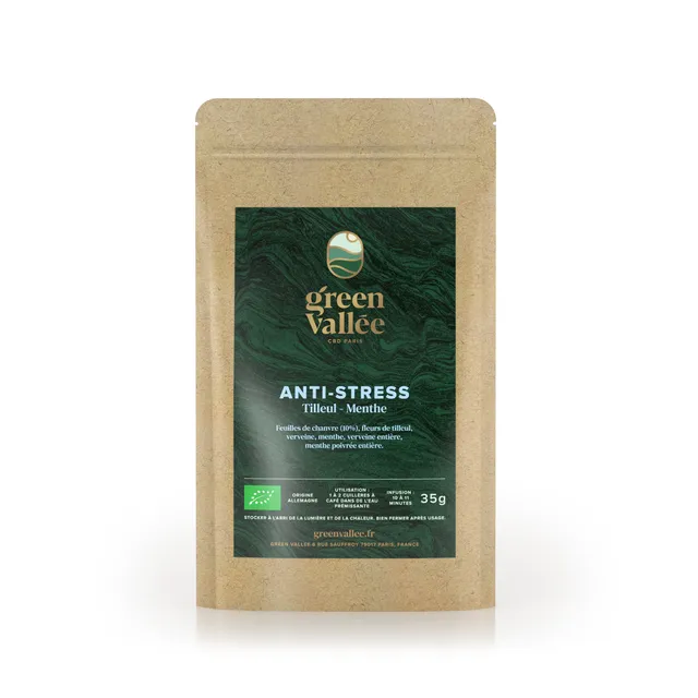 Green Vallée Antistress infusion CBD bio 35g