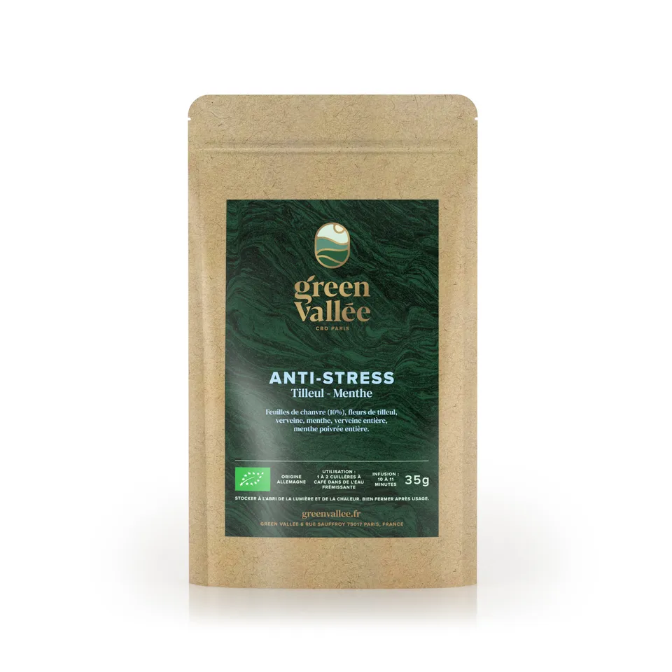 Green Vallée Antistress infusion CBD bio 35g