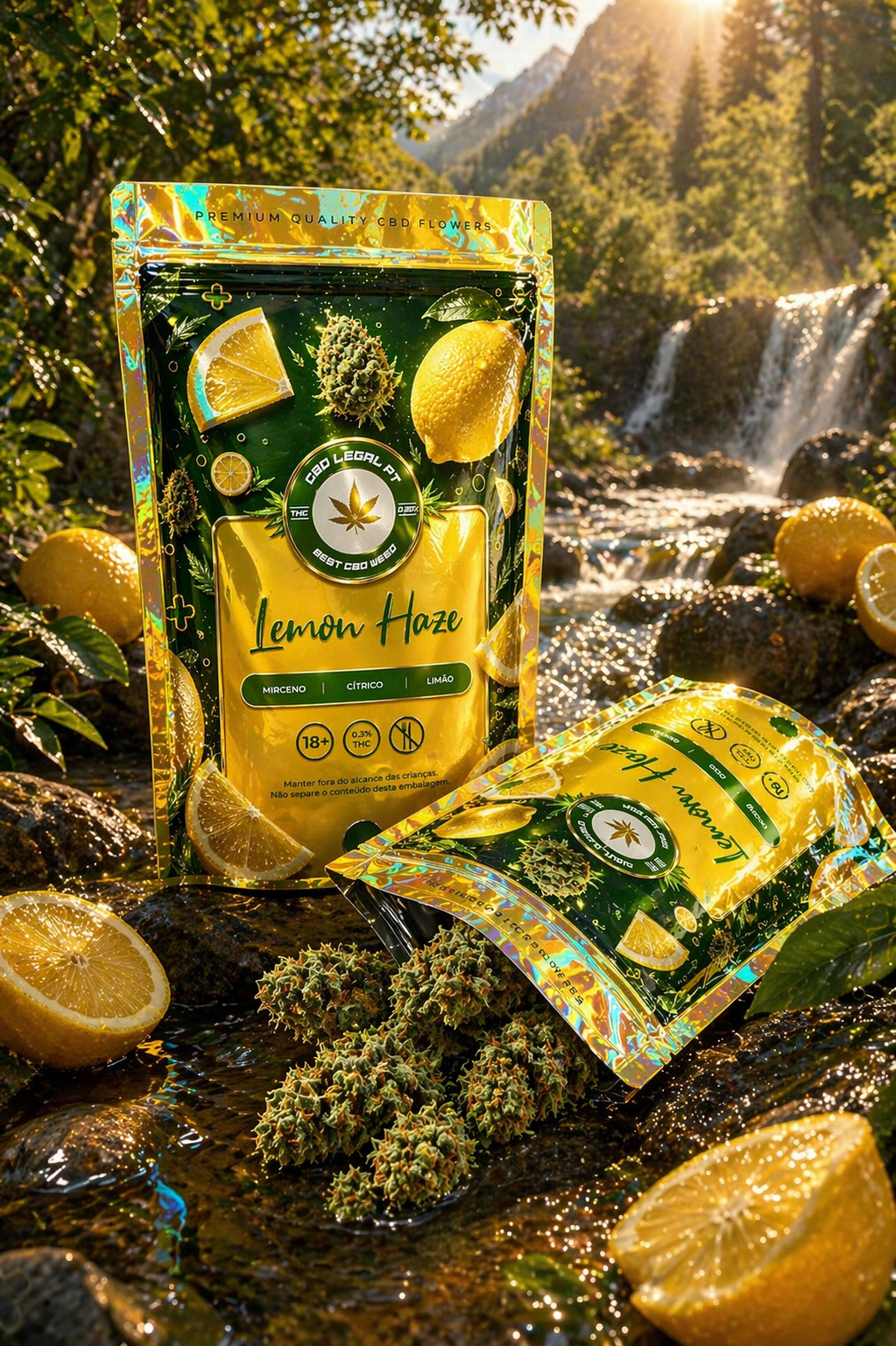 CBDLegalPT Flores CBD Lemon Haze Fleur CBD 1g Citron