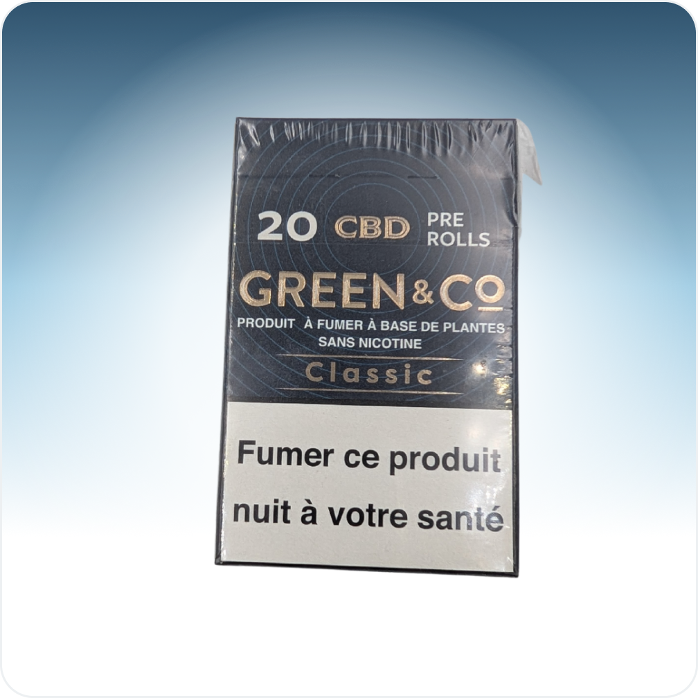Cali Weed Classic cigarettes CBD paquet 20 sans tabac