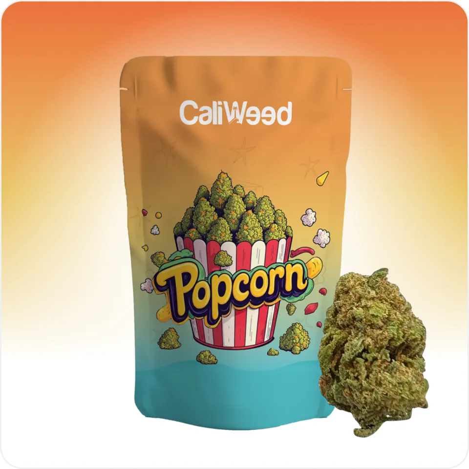 Cali Weed Popcorn CBD fleur Tutti Frutti 5G indoor fruitée