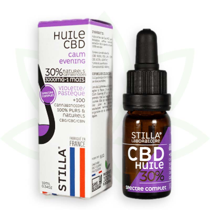 Cali Weed Stilla Calm Evening huile CBD 10% 10ml