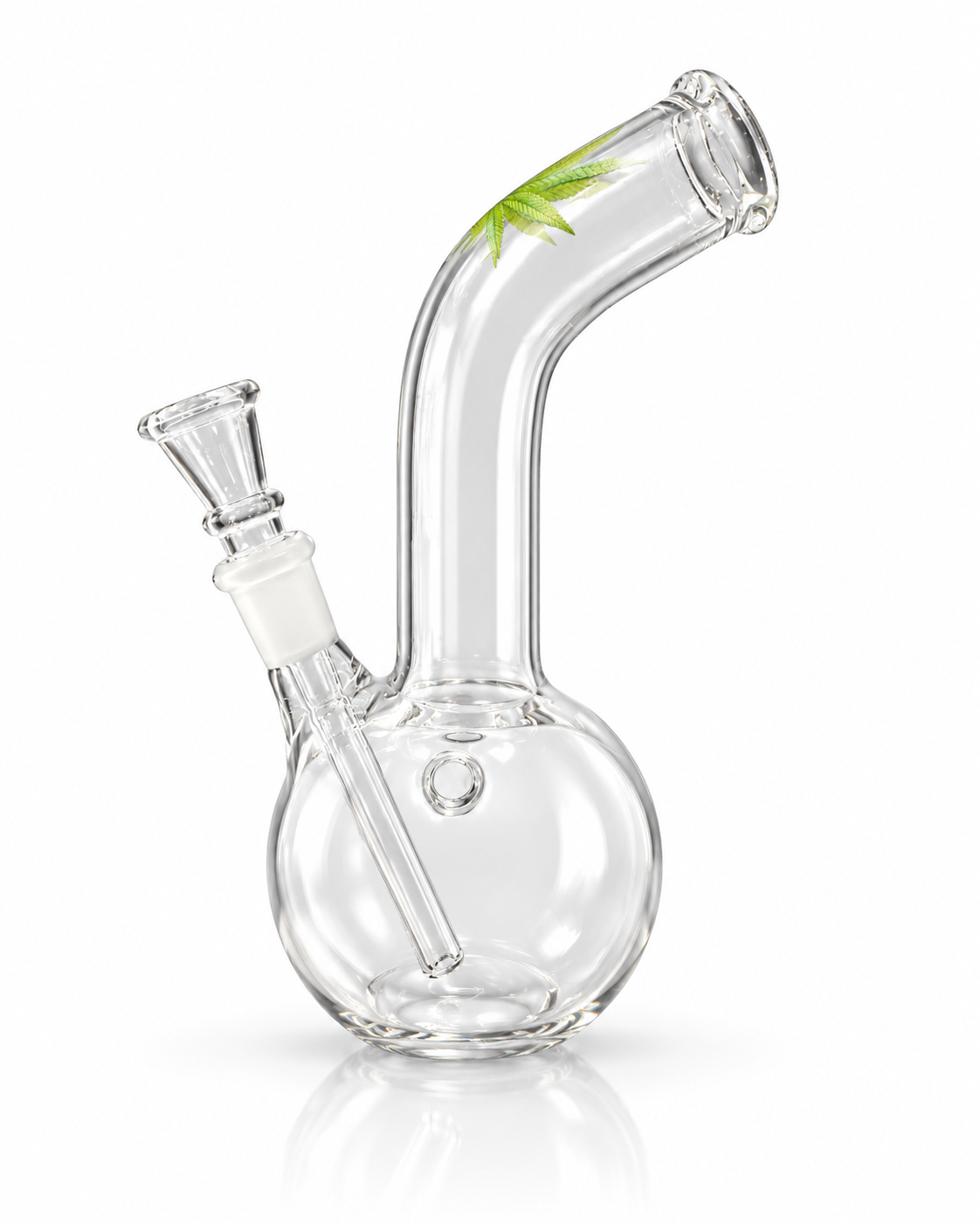 Green Vallée Accessoires Bang en verre 16 cm pipe à eau boule