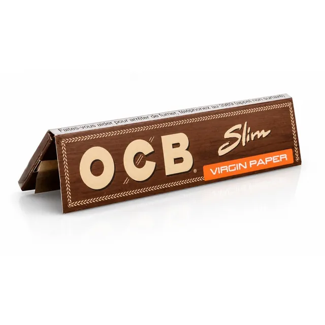 OCB Slim Virgin Paper feuilles à rouler slim 32 non blanchi