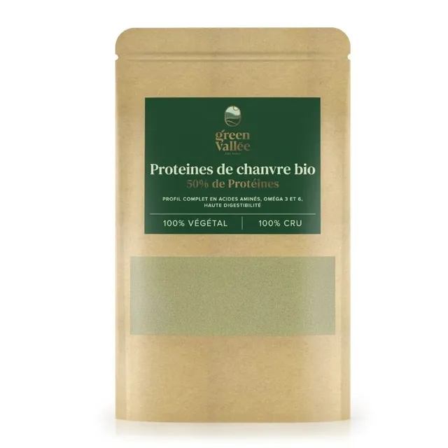 Green Vallée Épicerie protéines chanvre BIO 150 g