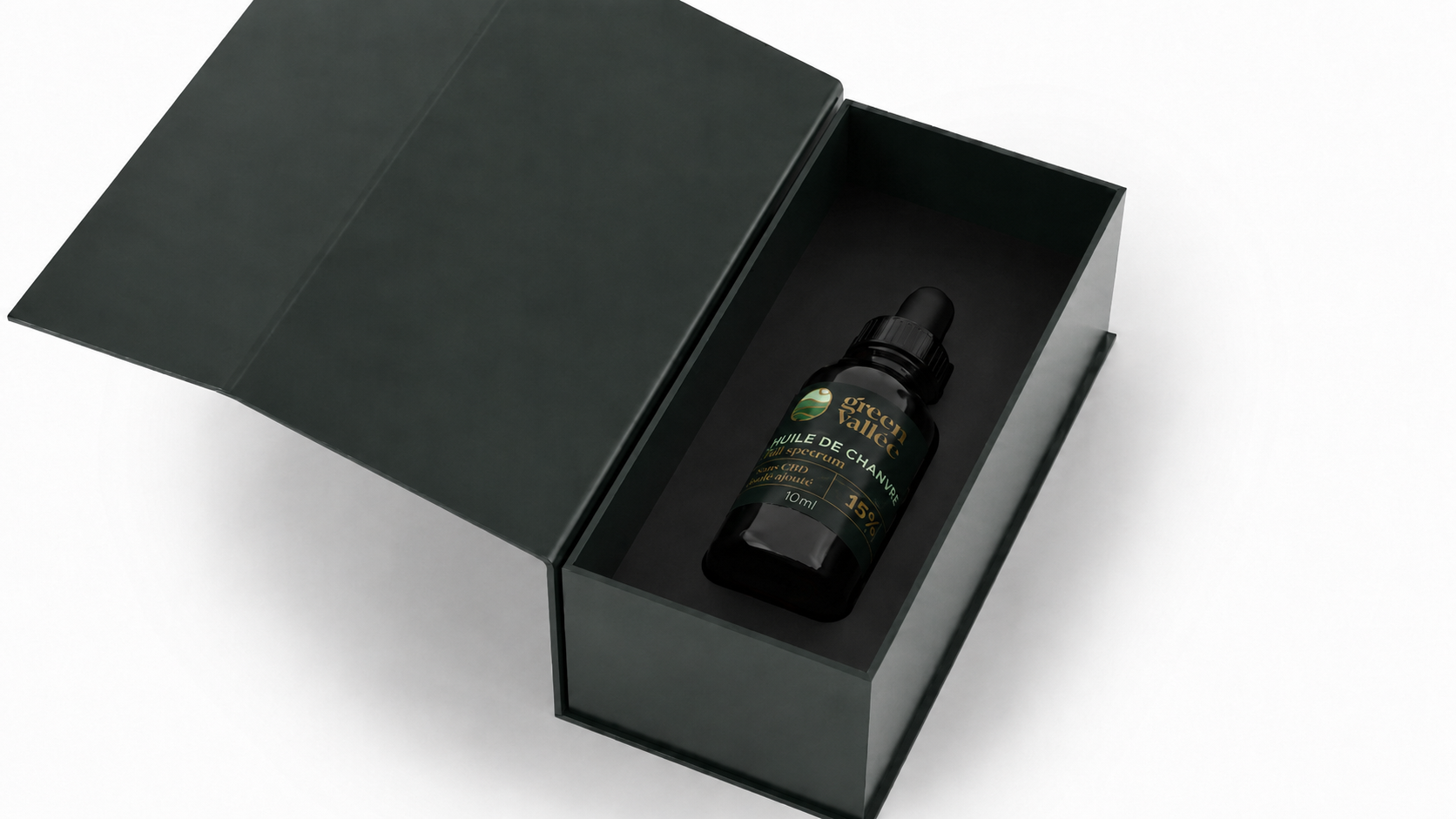 Green Vallée Huiles CBD Huile Chanvre 15% Full Spectrum 10ml