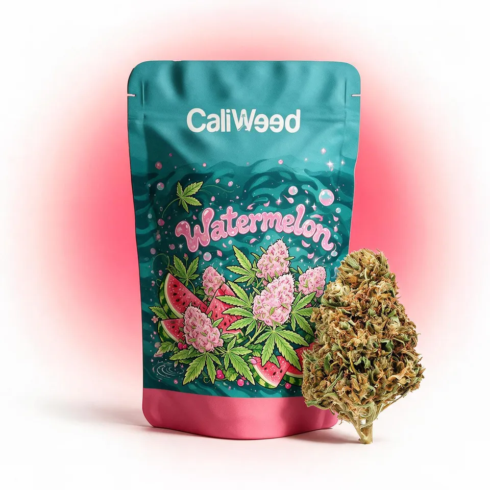 Cali Weed Watermelon fleur CBD 5g goût pastèque