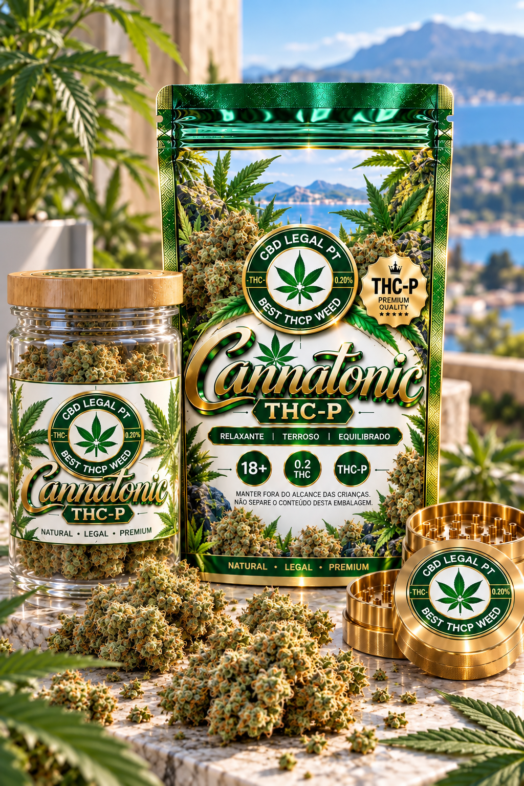 CBDLegalPT Cannatonic THC-P Fleur 3,5g terreuse