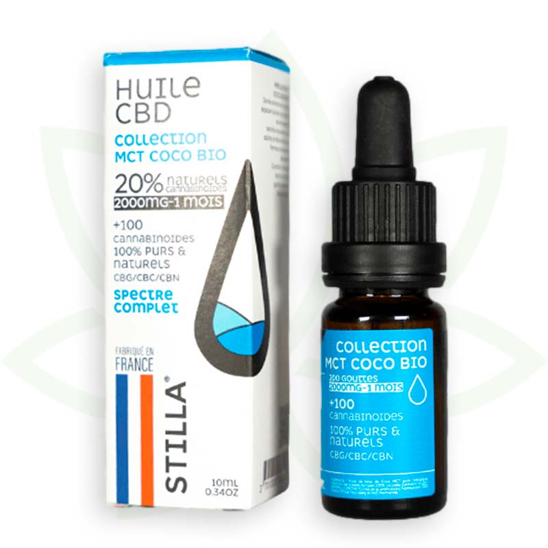 Stilla MCT Coco huile CBD 10ml 20% full spectrum