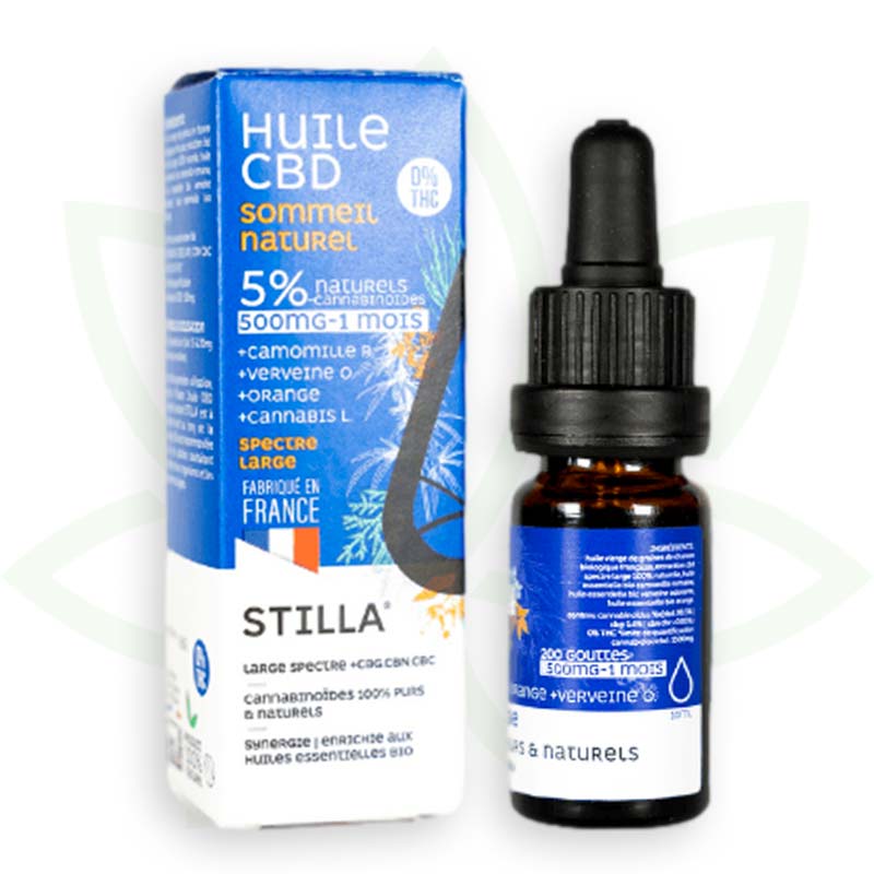 Stilla Sommeil Naturel huile CBD 5% 10ml camomille