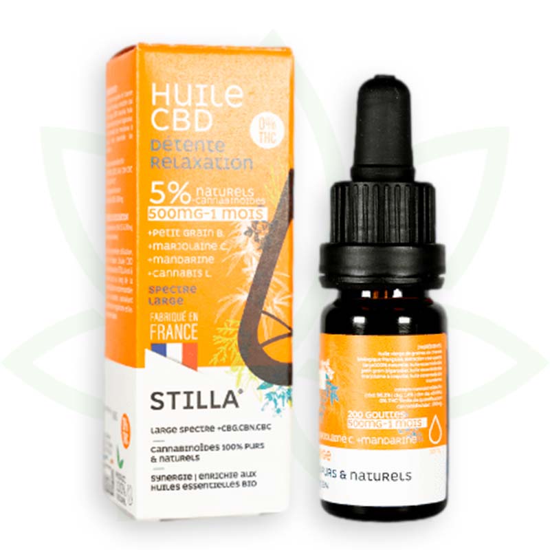 Stilla Huiles de CBD Détente Relaxation huile 10 ml 5%