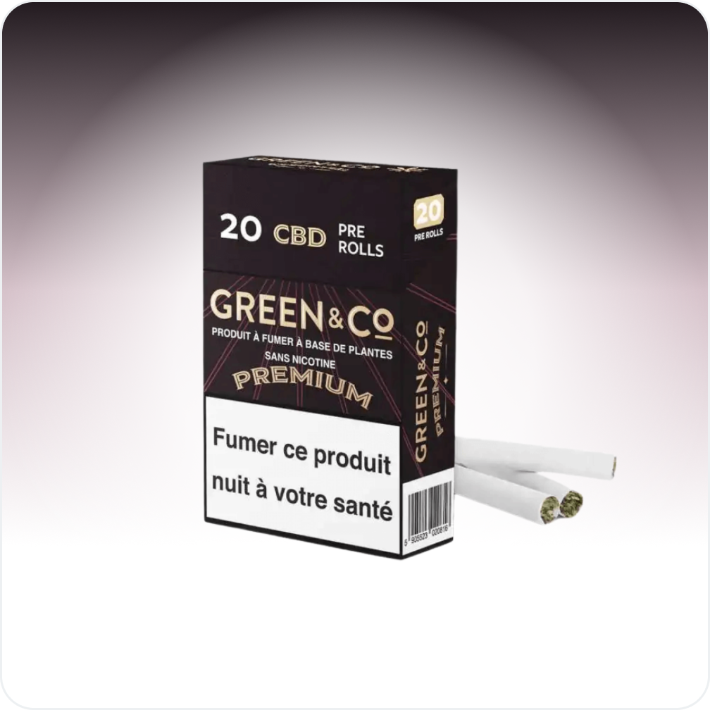 Cali Weed Cigarettes CBD Premium 20 cigarettes sans tabac