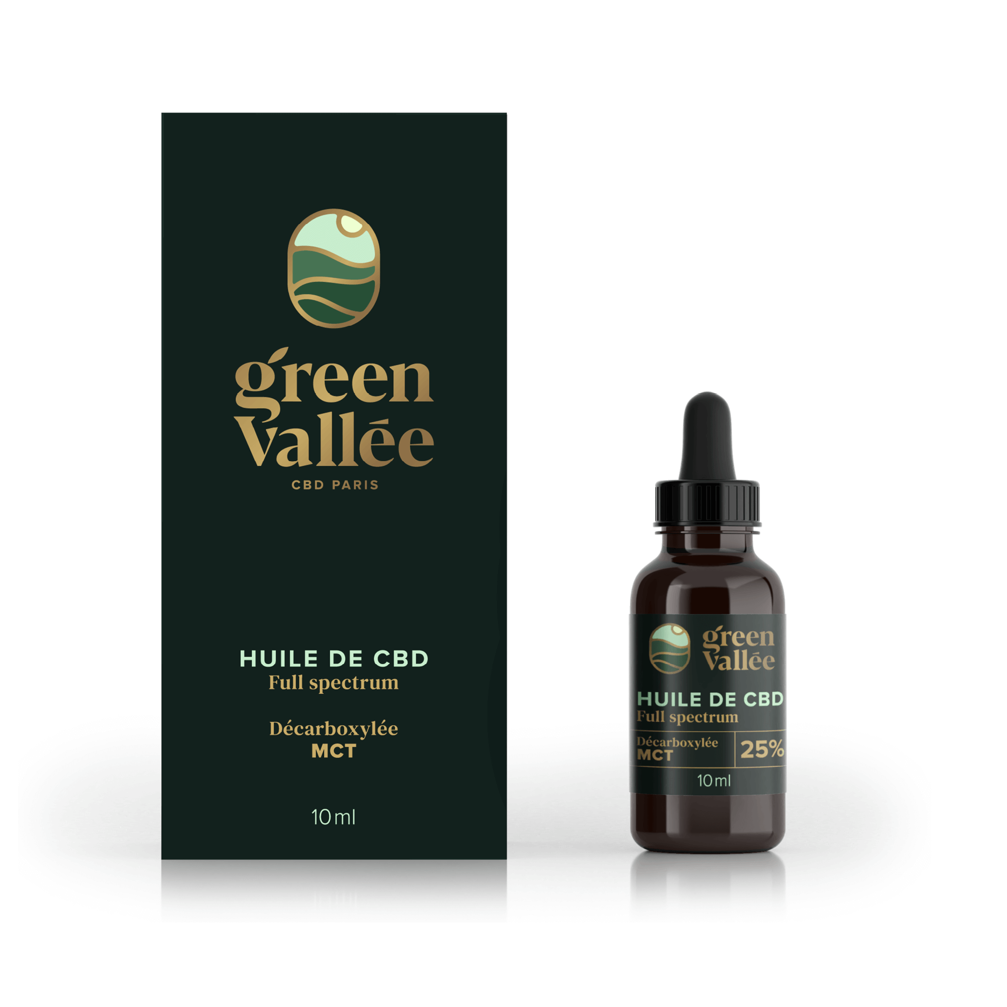 Green Vallée Huile CBD 25% Full Spectrum 10ml MCT