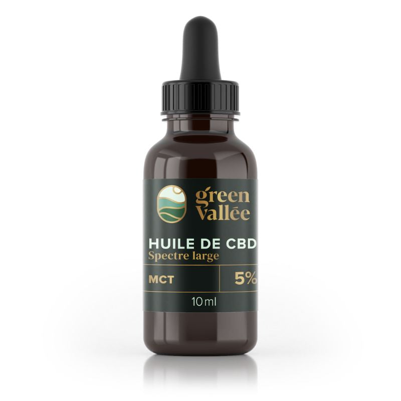 Green Vallée Huile CBD 5% Spectre Large MCT 10 ml