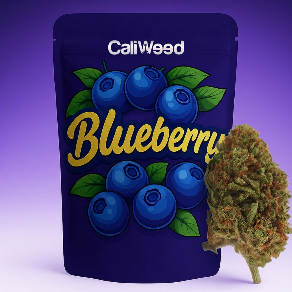 Cali Weed Blueberry Fleur CBD 5 g serre myrtille