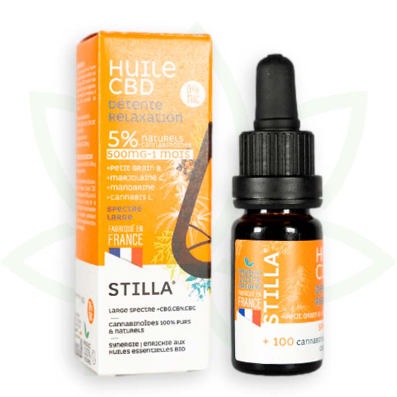 Stilla Huiles de CBD Détente Relaxation huile 10 ml 5%