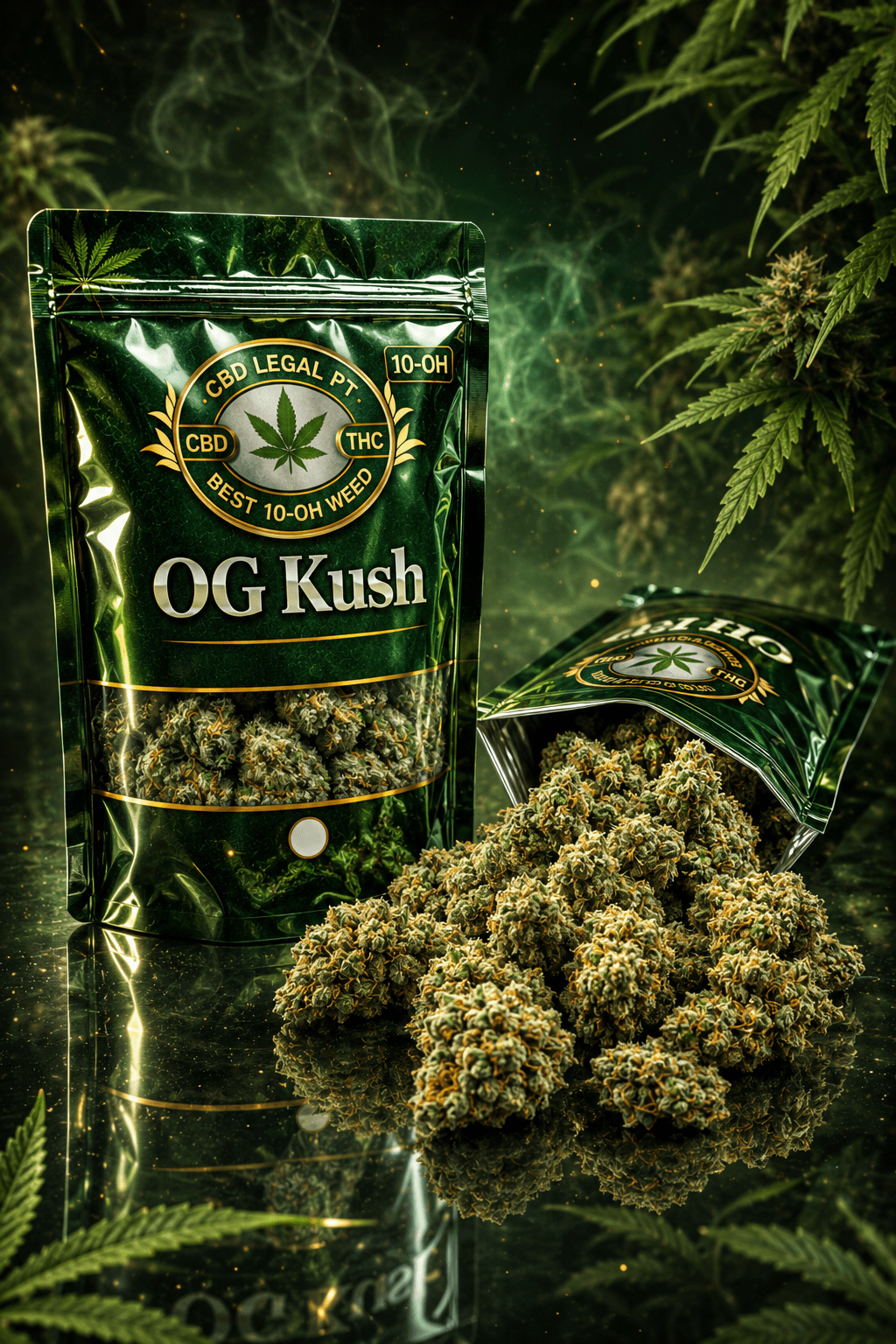 CBDLegalPT OG Kush 10-0H fleur 3,5 g + 2 g