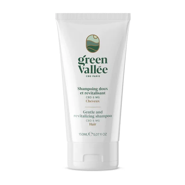 Green Vallée Cosmétiques CBD shampoing doux revitalisant 6 mg