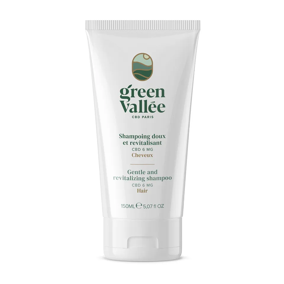 Green Vallée Cosmétiques CBD shampoing doux revitalisant 6 mg