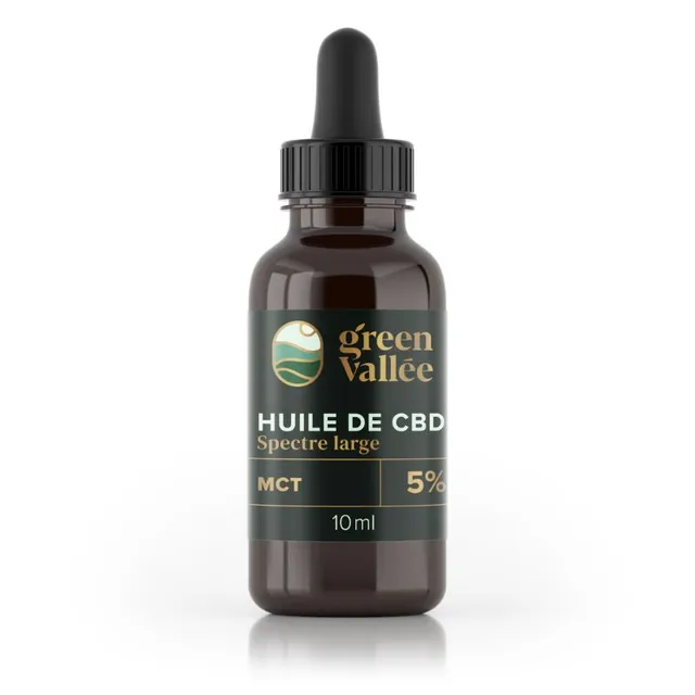 Green Vallée Huile CBD 5% Spectre Large MCT 10 ml