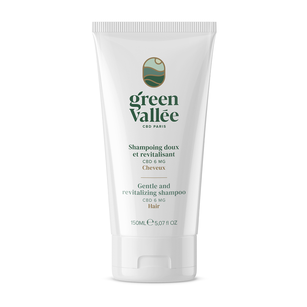 Green Vallée Cosmétiques CBD shampoing doux revitalisant 6 mg