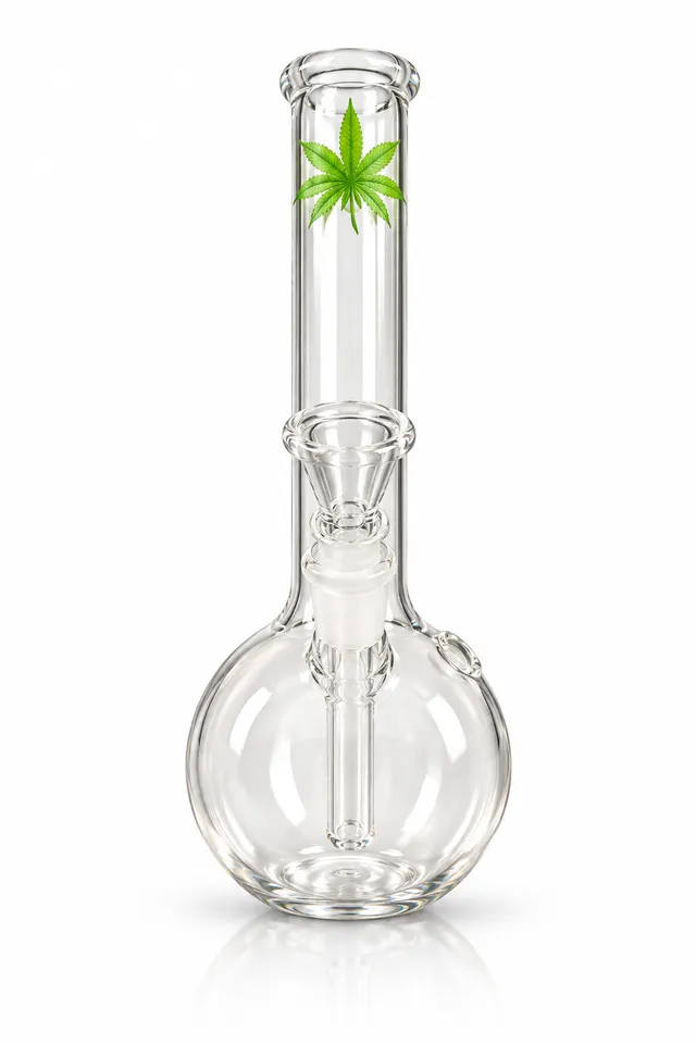 Green Vallée Accessoires Bang en verre 16 cm pipe à eau boule