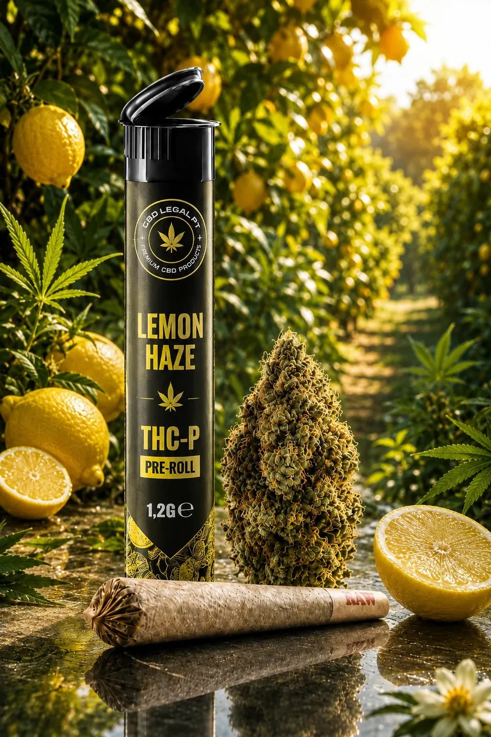 CBDLegalPT THC-P Pré-roll Lemon Haze 1,2g